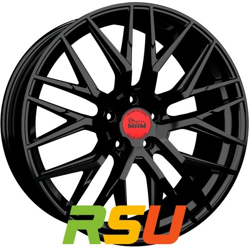 Mam rs4 black painted 7x16 - mam, 7x16"